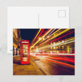 Carte Postale Cabine téléphonique rouge (Devant / Derrière)