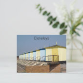 Carte Postale Cabines de Cleveleys 2005 (Debout devant)