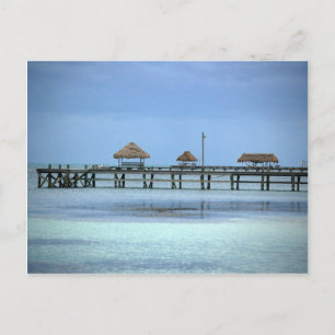 Carte Postale Cabines d'eau du Belize