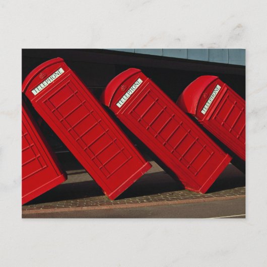 Carte Postale Cabines téléphoniques de Londres (Devant)