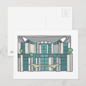Carte Postale Cabinet de chancelier à Berlin (Devant / Derrière)