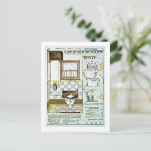 Carte Postale Cabinets d'Okeanos d'un catalogue des articles (Debout devant)