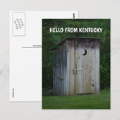 carte postale CABINETTE DE KENTUCKY (Devant / Derrière)