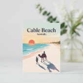 Carte Postale Cable Beach Broome Australie (Debout devant)