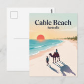Carte Postale Cable Beach Broome Australie (Devant / Derrière)
