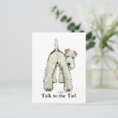 Carte Postale Câble Terrier (Debout devant)