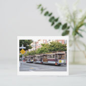 Carte Postale Câbles de San Francisco, Californie (Debout devant)