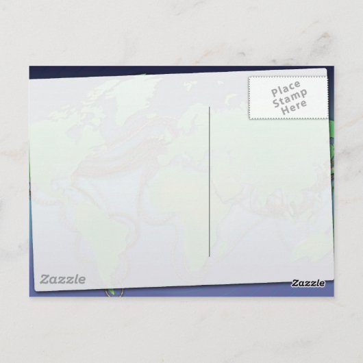 Carte Postale Câbles mondiaux - Câbles sous-marins (Dos)