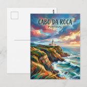 Carte Postale Cabo da Roca Portugal (Devant / Derrière)