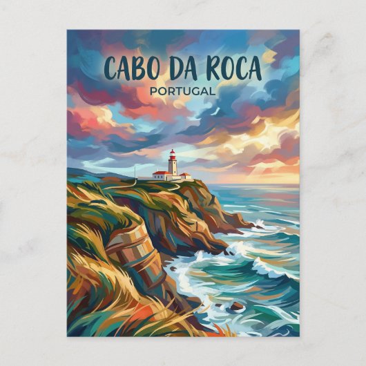 Carte Postale Cabo da Roca Portugal (Devant)