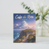 Carte Postale Cabo da Roca Portugal (Debout devant)