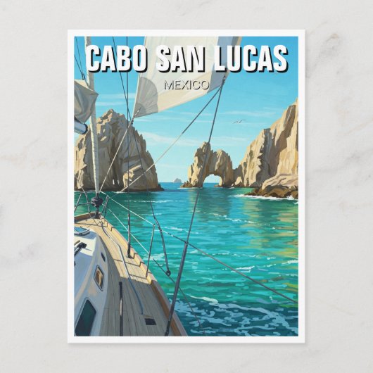 Carte Postale Cabo San Lucas Mexique El Arco Voyage (Devant)