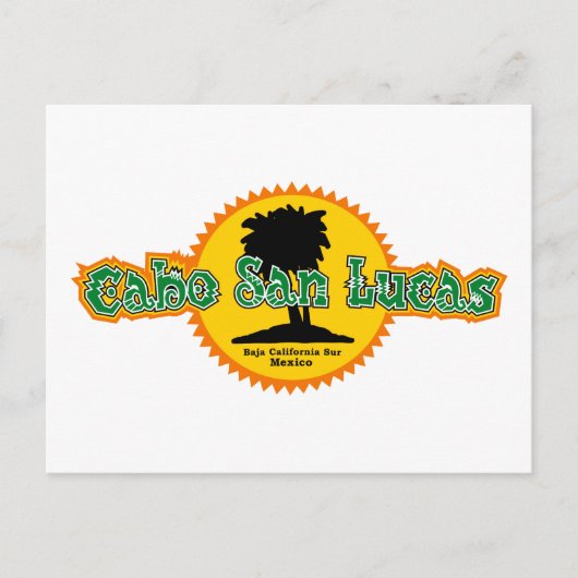 Carte Postale Cabo San Lucas Sun (Devant)