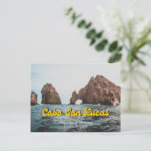 Carte Postale Cabo Save the Date Postcard Mexico Wedding (Debout devant)