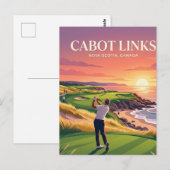 Carte Postale Cabot Links Canada (Devant / Derrière)
