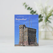 Carte Postale Cabot Tower Newfoundland Canada (Debout devant)