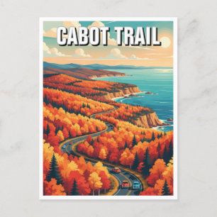 Carte Postale Cabot Trail Nouvelle-Écosse Canada Travel