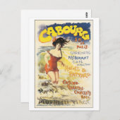 Carte Postale Cabourg Restaurant Café Paris (Devant / Derrière)
