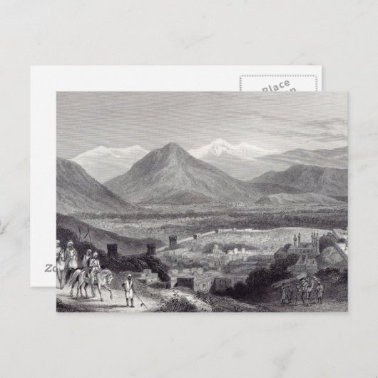 Carte Postale Cabul du Bala Hissar (Devant / Derrière)