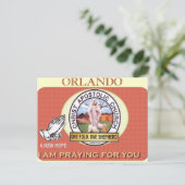 CARTE POSTALE CAC ORLANDO) MOJISOLA GBADAMOSI (Debout devant)