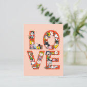 Carte Postale cacahuètes - AMOUR (Debout devant)