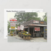 Carte Postale cacahuètes bouillies VOUS VENEZ TOUS (Devant / Derrière)