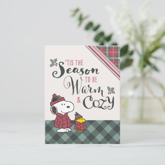 Carte Postale cacahuètes | C'Est La Saison D'Être Cosy (Debout devant)