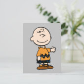 Carte Postale cacahuètes | Charlie Brown (Debout devant)