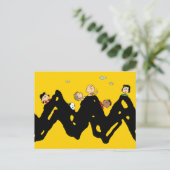 Carte Postale cacahuètes | La Bande sur le Zig Zag (Debout devant)