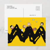 Carte Postale cacahuètes | La Bande sur le Zig Zag (Devant / Derrière)