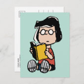 Carte Postale cacahuètes | Lecture Marcie (Devant / Derrière)