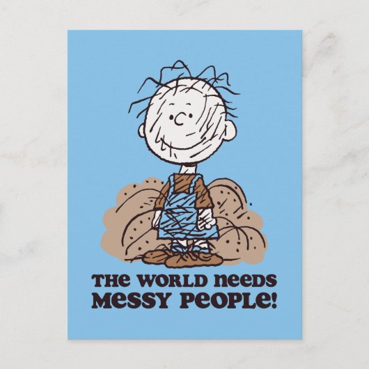 Carte Postale cacahuètes | Pigpen Le Monde A Besoin De Gens Maud (Devant)