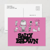 Carte Postale cacahuètes | Sally Brown (Devant / Derrière)