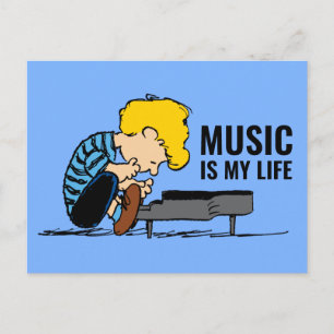 Carte Postale cacahuètes   Schroeder