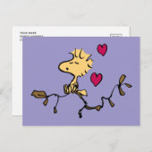 Carte Postale cacahuètes | Sifflet Woodstock (Devant / Derrière)