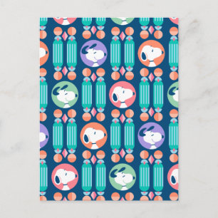 Carte Postale cacahuètes Snoopy Dark Blue Deco Dreams Motif