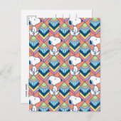 Carte Postale cacahuètes | Snoopy Deco Dreams Motif (Devant / Derrière)