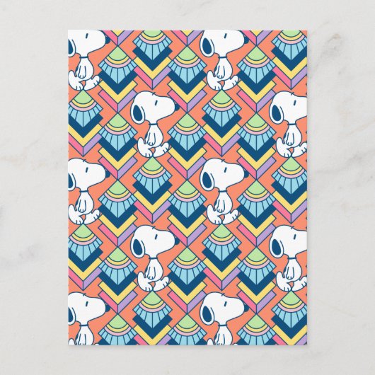 Carte Postale cacahuètes | Snoopy Deco Dreams Motif (Devant)
