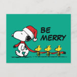 Carte Postale cacahuètes | Snoopy & Friends Winter Scarf<br><div class="desc">Célébrez les vacances et votre amour des cacahuètes avec ce design mignon avec Snoopy,  Woodstock & amis portant un foulard d'hiver rouge.</div>