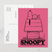 Carte Postale cacahuètes | Snoopy Le Secret À La Vie (Devant / Derrière)