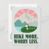 Carte Postale cacahuètes | Snoopy Leader du Pack (Devant / Derrière)