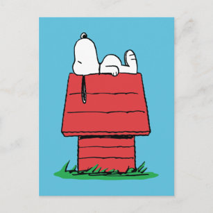 Carte Postale cacahuètes   Snoopy Napping