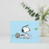 Carte Postale cacahuètes | Snoopy Tennis Player (Debout devant)