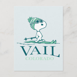 Carte Postale cacahuètes   Snoopy Vail Colorado