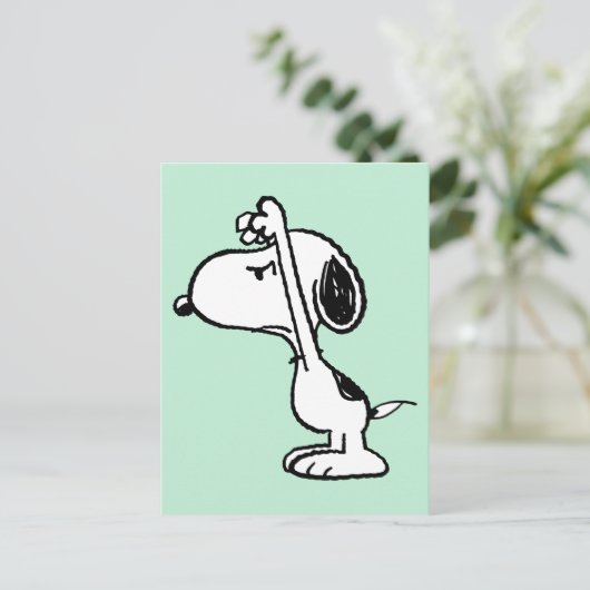 Carte Postale cacahuètes | Snoopy Vous A Craigné (Debout devant)