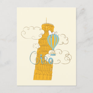 Carte Postale cacahuètes Snoopy & Woodstock Ciao