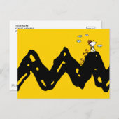 Carte Postale cacahuètes | Snoopy & Woodstock Scout Troop Hippiq (Devant / Derrière)