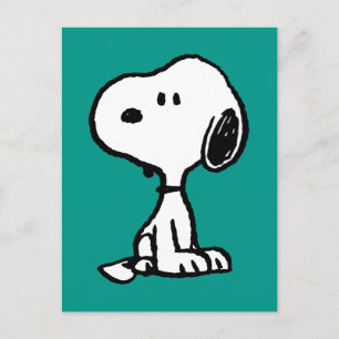 Carte Postale cacahuètes Tournages de snoopy