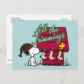 Carte Postale cacahuètes | Tous Les Trimmings (Devant / Derrière)