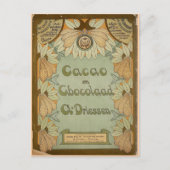 Carte Postale Cacao en Chocolaad Dutch Chocolate 1900 (Devant)